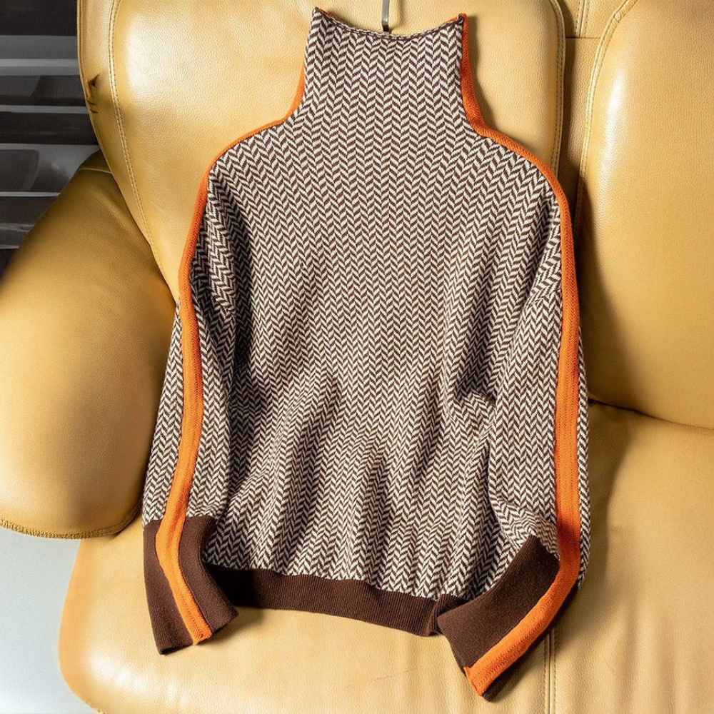 Clemence | Útulný svetr s rolákem